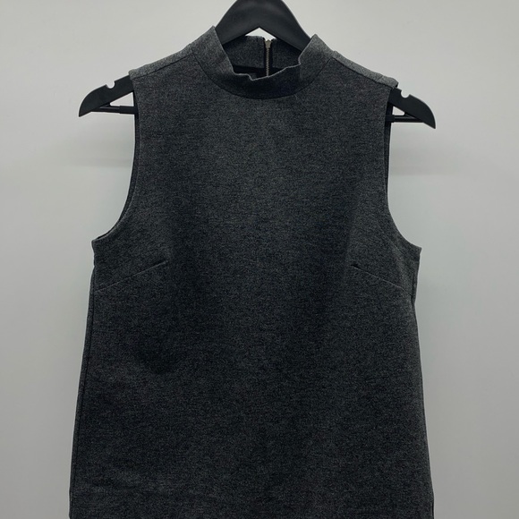 Banana Republic Mock Neck Zip Back Top - Picture 2 of 7
